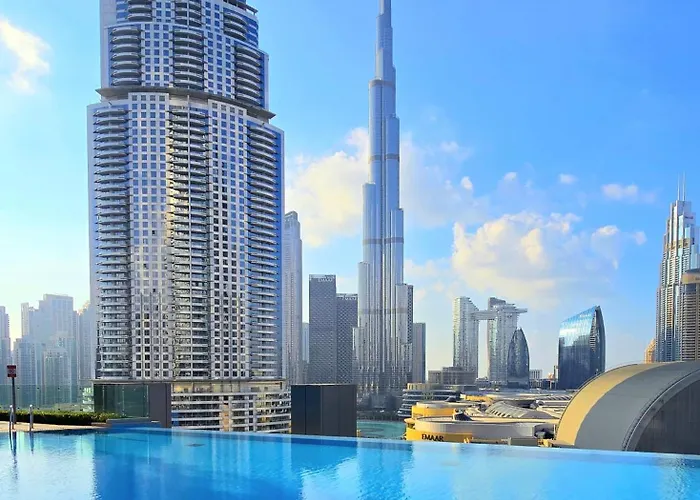 Full Burj Khalifa & Fountain Views Attached To Dubai Mall